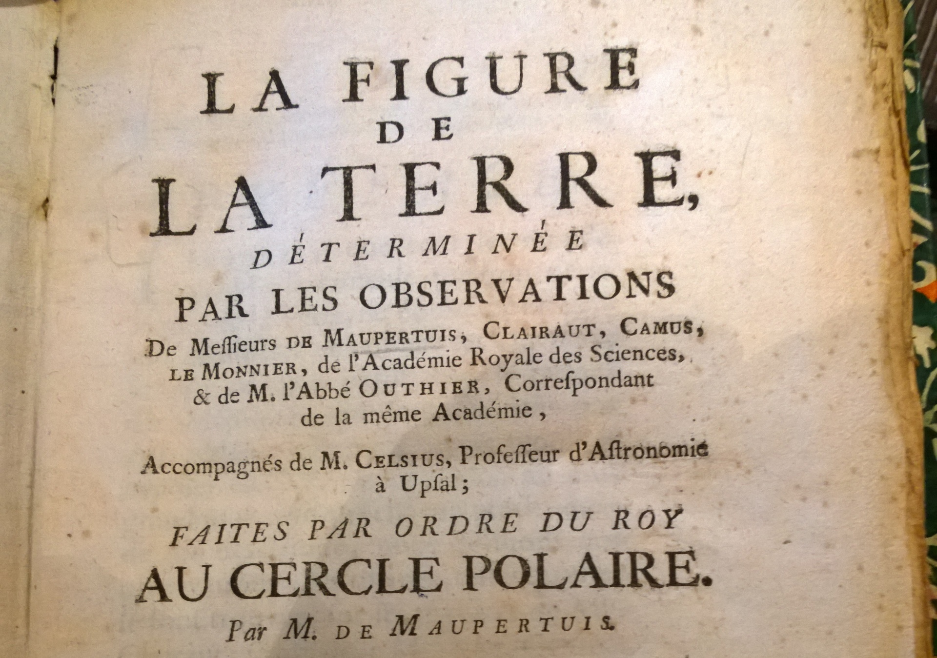 Maupertuis-La-figure-de-la-Terre-book